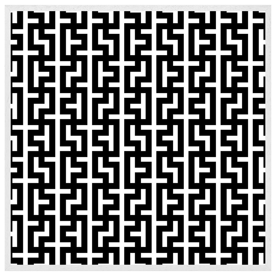 image 1 of Maze (Picture Frame) White | M