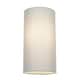 image 2 of Contemporary and Stylish Dove Grey Linen Fabric Tall Cylindrical 25cm Lampshade | Grey