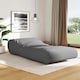 image 2 of Living and Home Dense Filling Comfy Lounger - Dark Grey