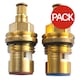 image 2 of Oracstar Ceramic Tap Gland (Pack of 2) - Gold - 14.5mm x 7.7mm