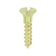 image 1 of Timco - Solid Brass Timber Screws - SLOT - Countersunk (Size 8 x 3/4 - 200 Pieces)
