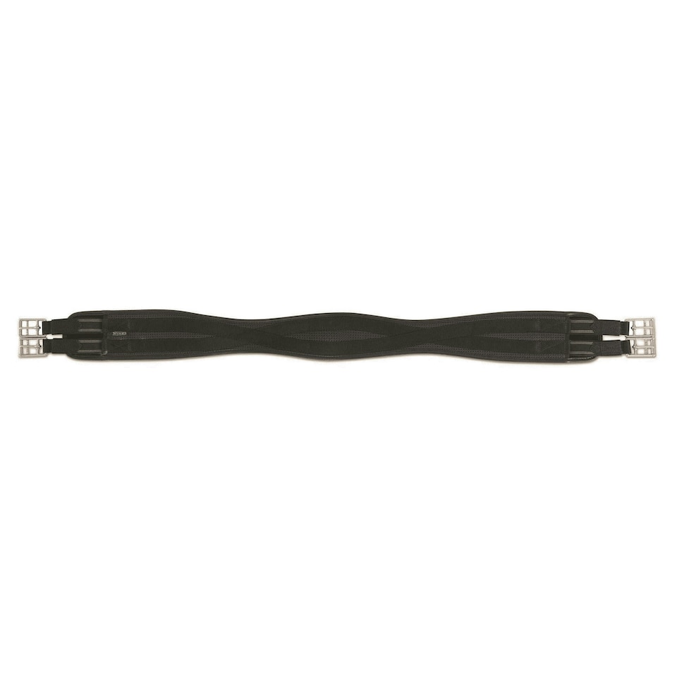 image 1 of Shires Anti-Chafe Elastic Horse Girth - Black - 52in
