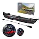 image 1 of GEEZY Inflatable Kayak Two-Person Boat with Paddle Black