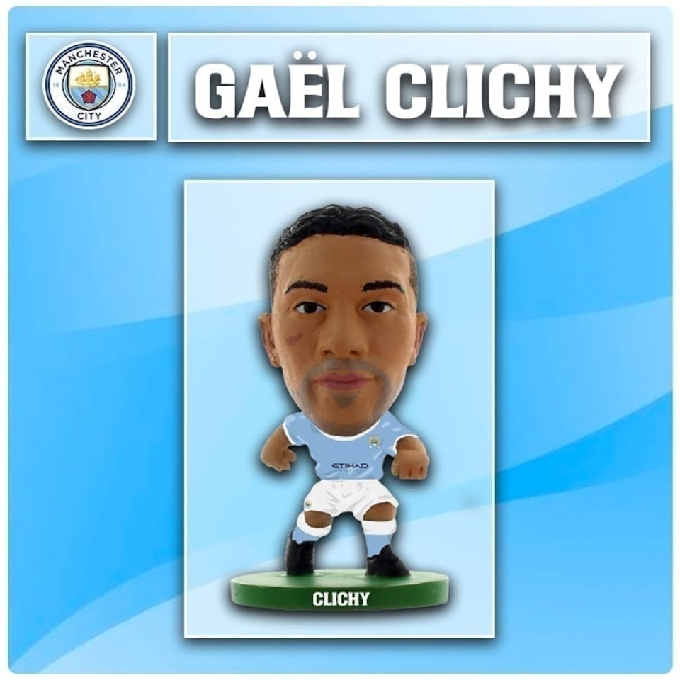 image 1 of Soccerstarz - Manchester City - Gael Clichy - Home Kit