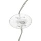 image 3 of Interiors by Premier Black Snake Leather Effect Floor Lamp with Chrome Base and Black Shade Black