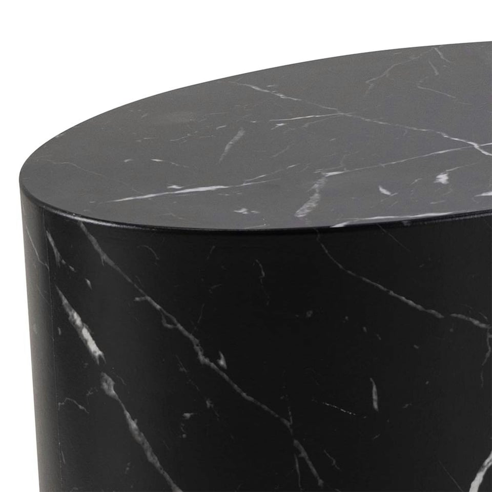 image 1 of Mice Oval Coffee Table Set in Black