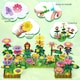 image 5 of 191 PCS Flower Garden Building Toys for Girls STEM DIY Construction Playset for Kids