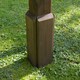 image 3 of Wall Mounted Double Premium Pergola - Wood - L360 x W480 x H270 cm - Rustic Brown