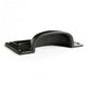 image 2 of Hammer & Tongs Filing Cabinet Drawer Pull with Card Frame - W100mm x H50mm - Black Black