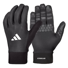 Adidas Full Finger Essential Gloves — Black, Aeroready Weightlifting Gloves, Touchscreen-Compatible | Black | Black | M
