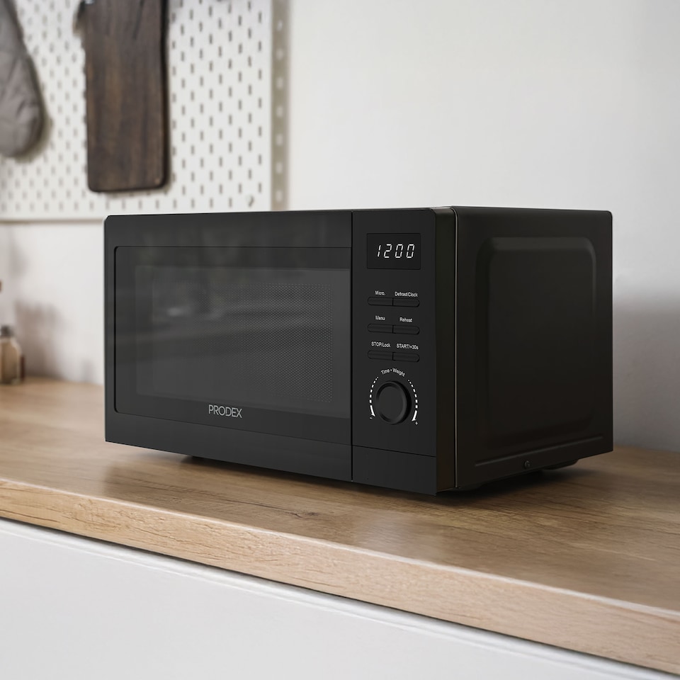 image 1 of Prodex PXMS02080B 20 Litre Digital Microwave, 800W, Black