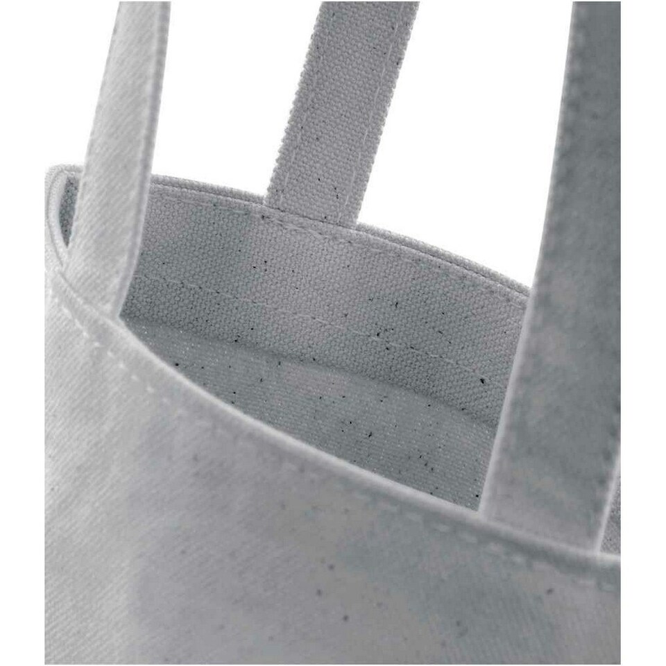 image 1 of Westford Mill Fairtrade Bottle Bag - Light Grey - One Size