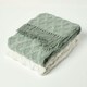 image 5 of Homescapes White Diamond Cotton Tufted Throw - 125 x 150 cm White