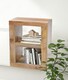 image 2 of Dakota 2 Hole Display Unit - Mango Wood - L35 x W44 x H81 cm - Light Finish