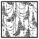 image 2 of Hand drawn bohemian chic style (Picutre Frame) White | M