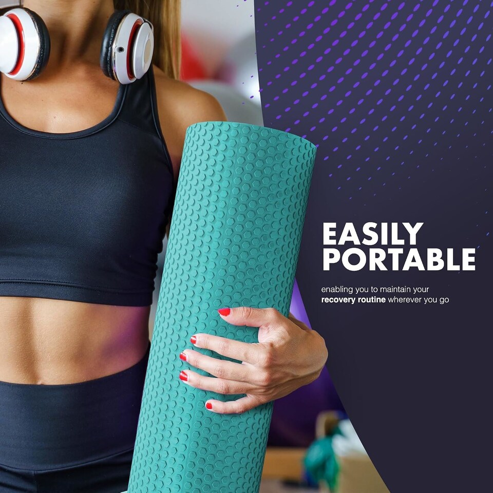 image 1 of Kayman Foam Roller 44 Centimetre for Back Legs and Post Workout Recovery