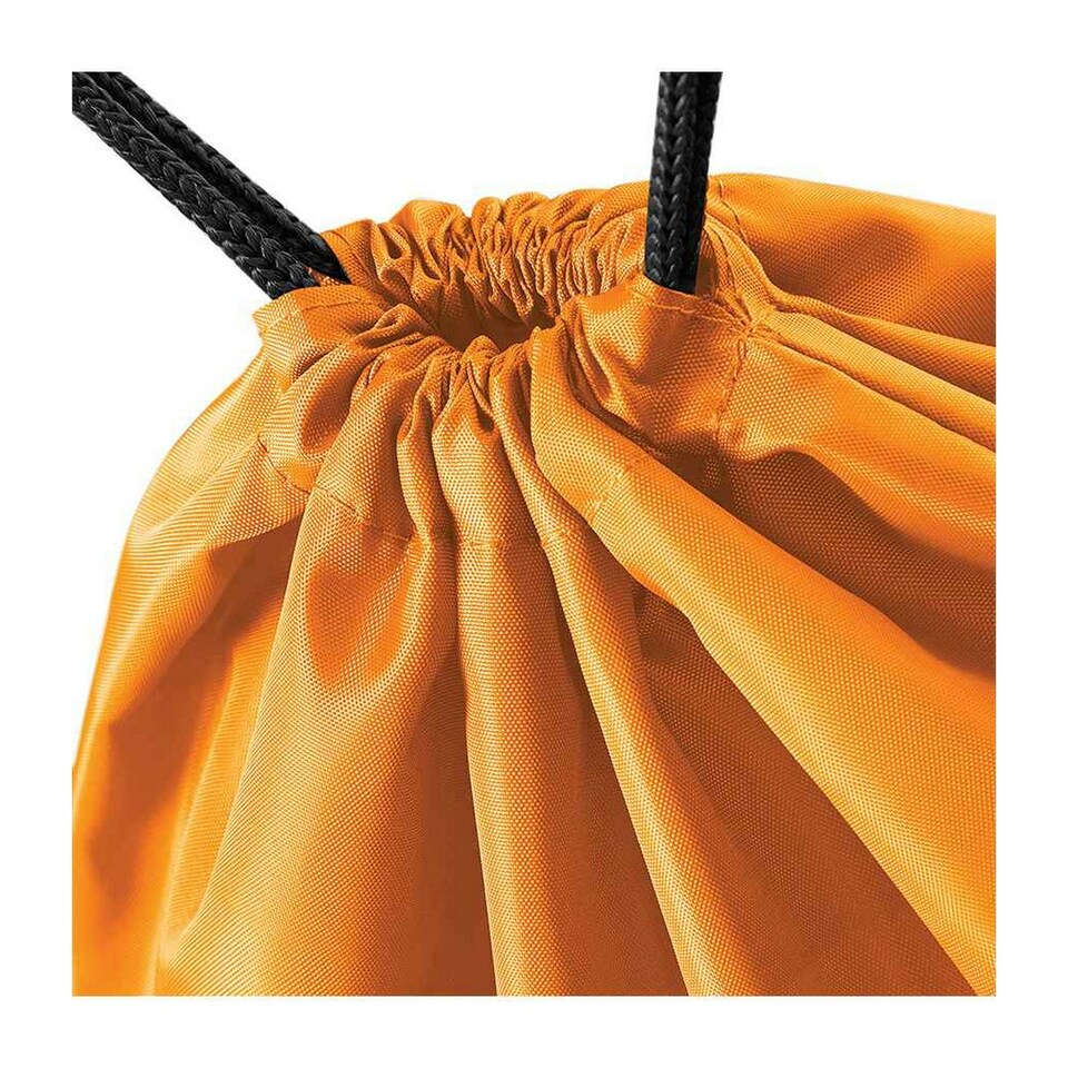 image 1 of Bagbase Budget Drawstring Bag - Orange - One Size Orange | One Size
