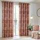 image 2 of Hoem Nola Abstract Chestnut Eyelet Curtains (W)229cm x (D)229cm Multi