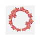 image 1 of Autumn Reath Splash Back | White