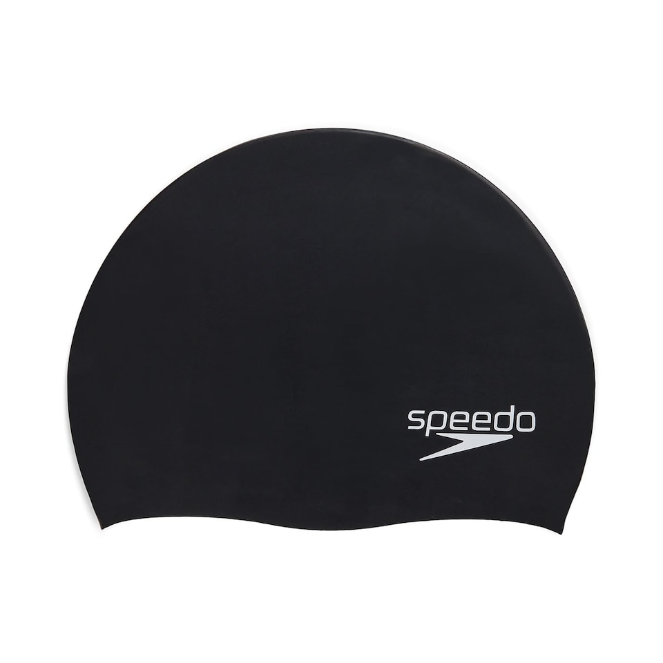 image 1 of Speedo Adult Unisex Biofuse Swim Cap, Black, One Size
