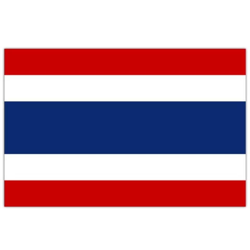 image 1 of 5ft x 3ft THAILAND / THAI FLAG WITH EYELETS PREMIUM QUALITY
