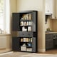 image 7 of HOMCOM Freestanding Kitchen Storage Cabinet Drawers Cupboards Shelves Black