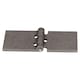 image 3 of Pack of 4 Solid Drawn Steel Butt Hinges Extra Heavy Duty Industrial 50x120mm Silver