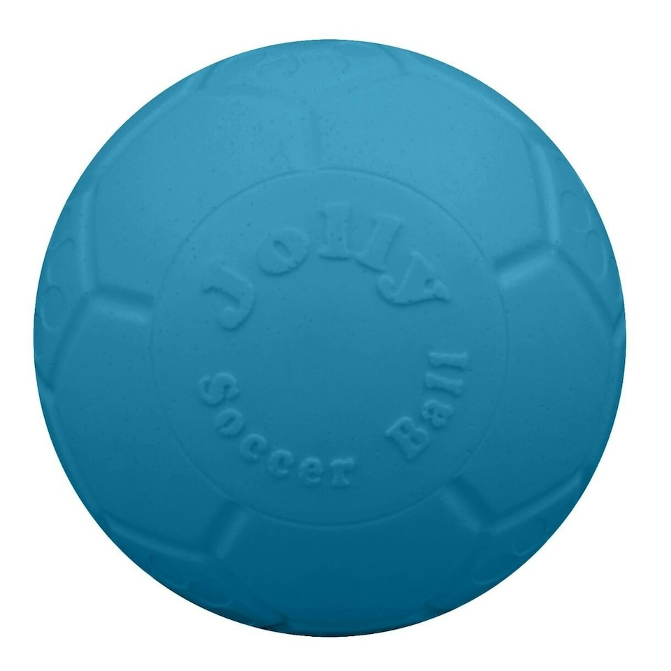 Jolly Pets Jolly Soccer Ball - Ocean Blue - 6 inches