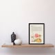 image 2 of Model Book of Calligraphy Framed Wall Art Flowers Mushroom and Butterfly
