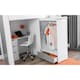 image 2 of White Space Saver Highsleeper Cabin Bed 3ft (90cm) - Best Seller
