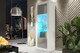 image 5 of Display Cabinet Bookcase Sideboard Storage Cabinet Cupboard Grey High Gloss LED 170cm