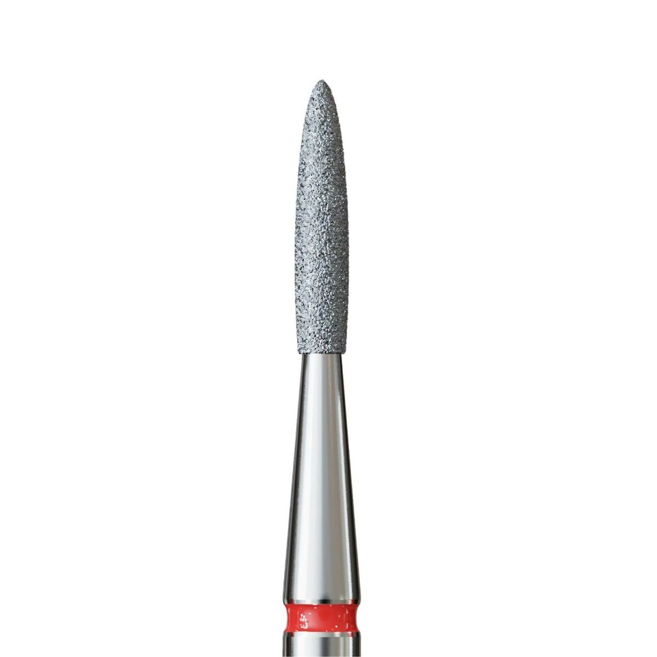 IQ Nails Diamond Nail Drill Bit Long Flame Fine 1.6mm 243R.514.016