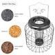 image 4 of Squirrel Proof Hanging Bird Nut Peanut Feeder Heavy Duty Garden Wild Birds