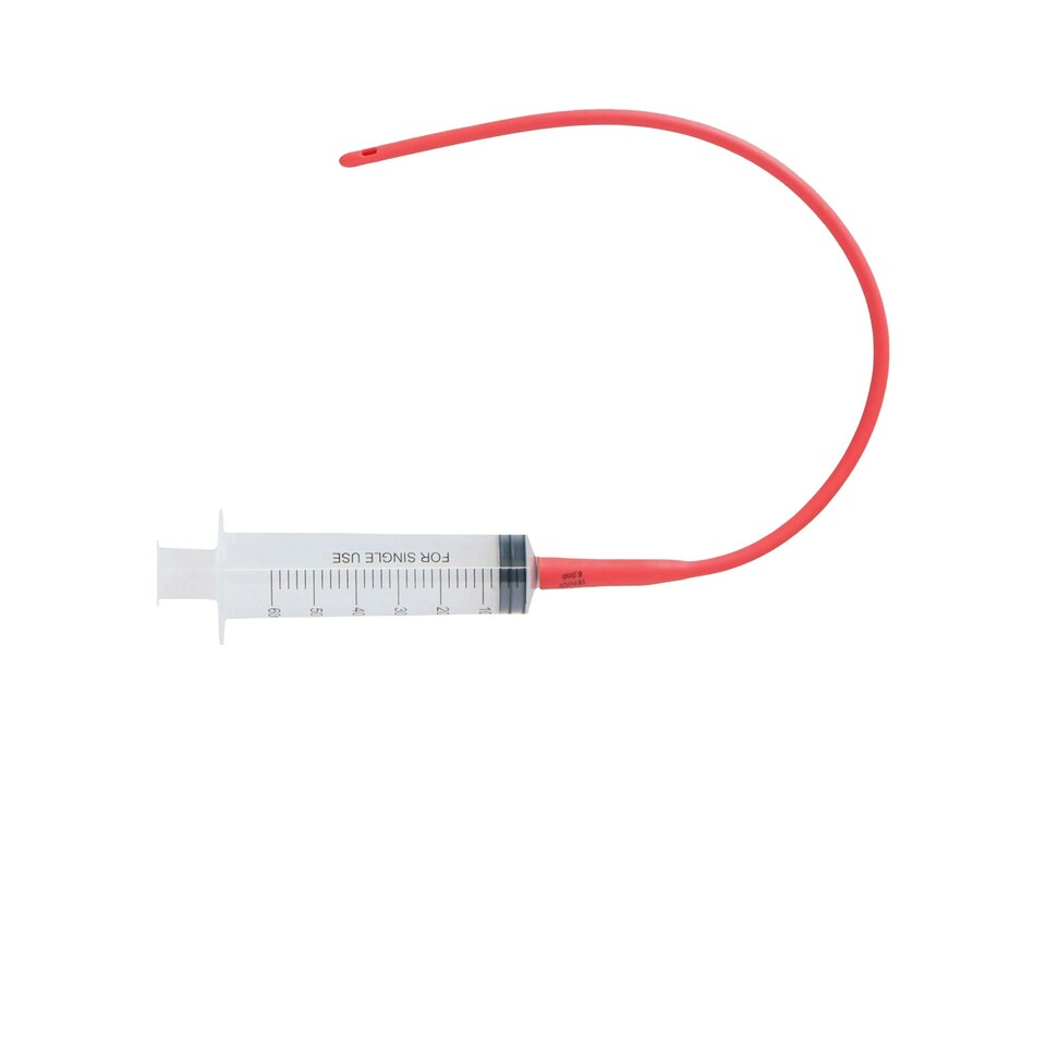 image 1 of Nettex Colostrum Livestock Syringe - White/Red - One Size
