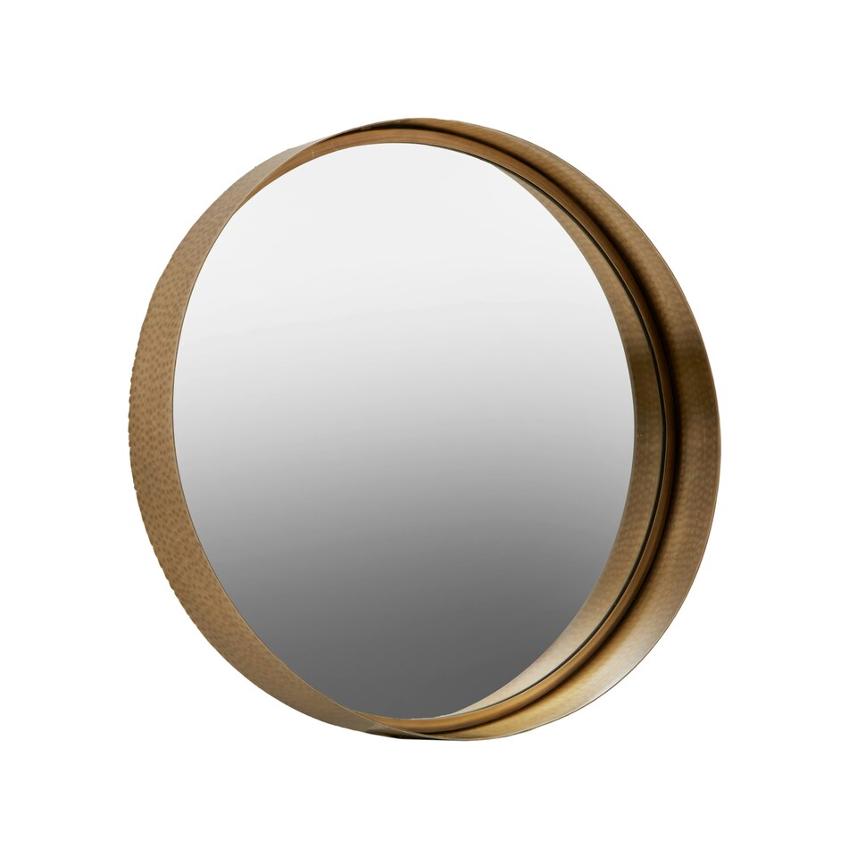 image 1 of Interiors by Premier Small Gold Finish Wall Mirror Gold