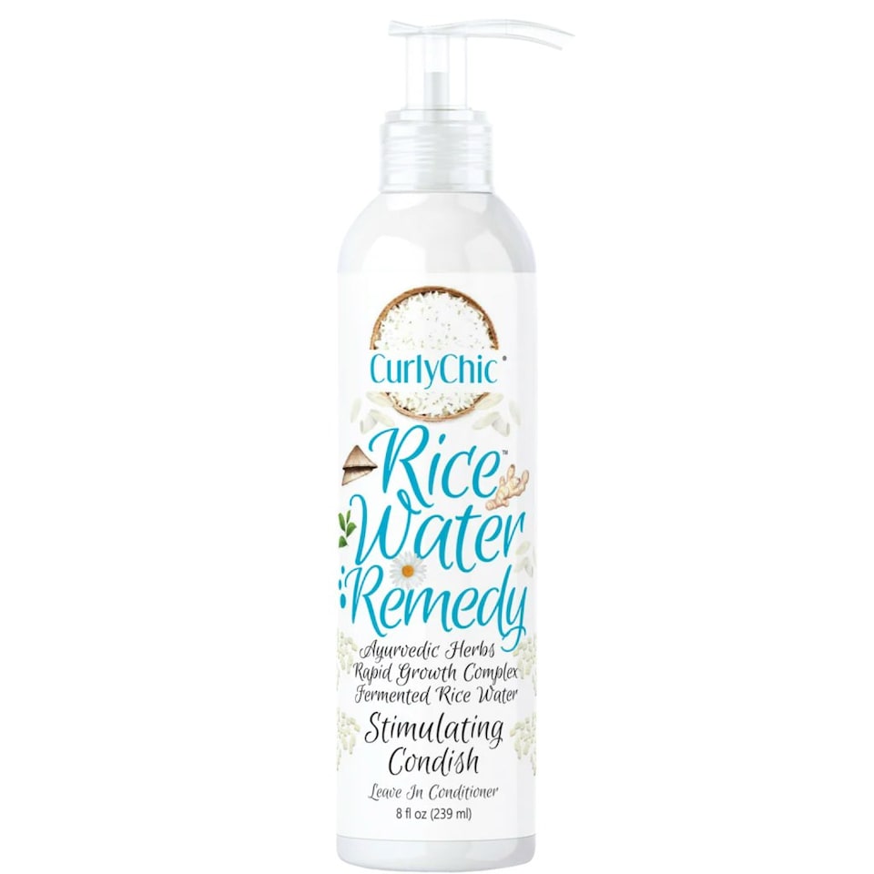 image 1 of Curly Chic Rice Water Remedy Stimulating Leave In Conditioner 239ml