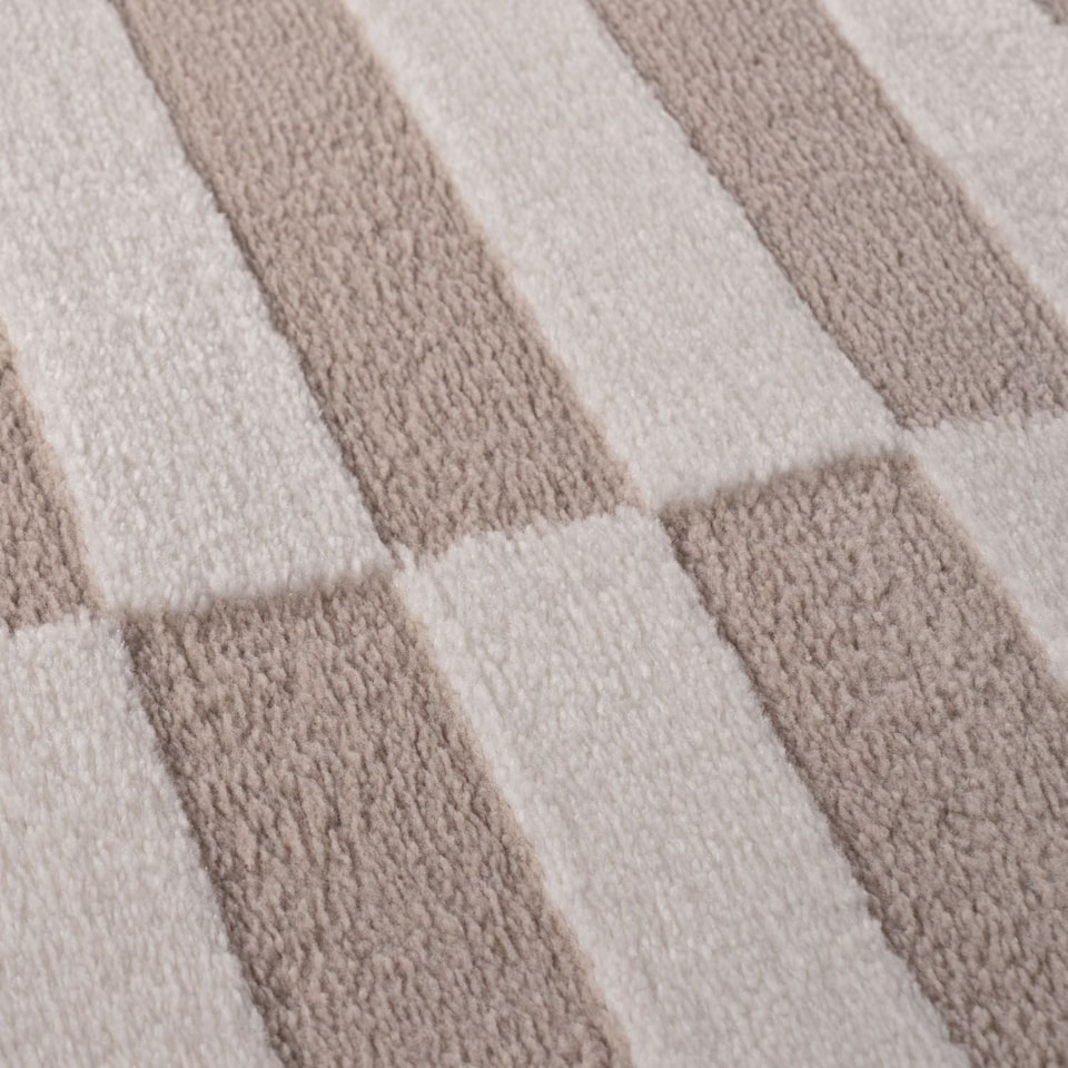 image 1 of The Rugs Loft Collection Striped Living Room Area Floor Rug and Runners Soft Pile