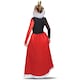 image 3 of Alice In Wonderland Womens/Ladies Classic Queen Of Hearts Costume - Red/Black/Yellow - S S