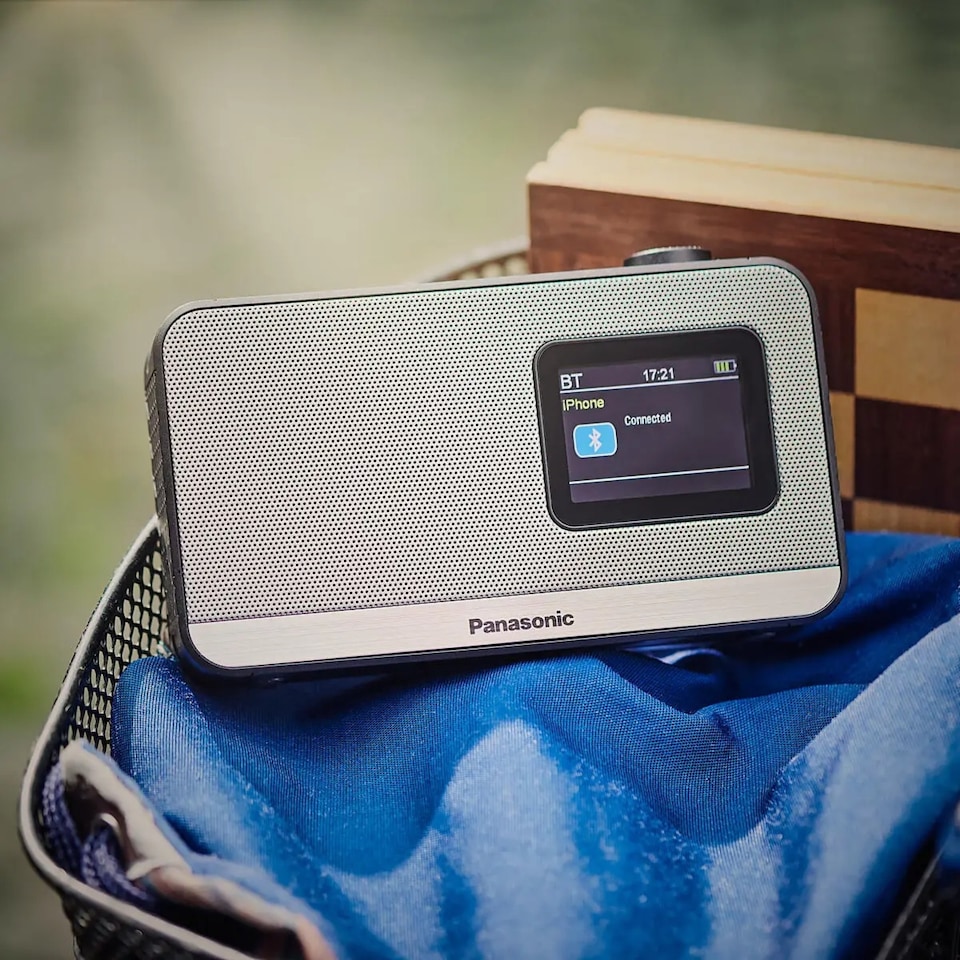 image 1 of Panasonic RF D15 Portable Radio with DAB FM and Bluetooth