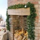 image 1 of 270cm (9ft) x 25cm Samuel Alexander Pine Christmas Garland Decoration Green
