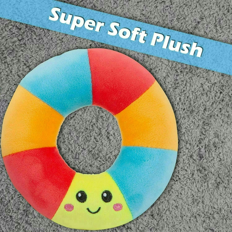 image 1 of Swimring Soft Toy Cute Plushie Huggable Cuddly Stuffed Toy 16cm Multi