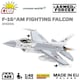 image 5 of F-16 AM Fighting Falcon plane brick model - COBI 5896 - 425 bricks
