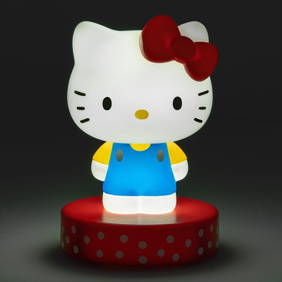 image 1 of Hello Kitty Mini Icon Light, Sanrio 3D LED Lamp Collectible for Bedroom Decor, Official Licensed Gift, Paladone