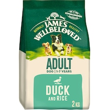 James Wellbeloved Duck/Rice Adult Dog Maint 2KG