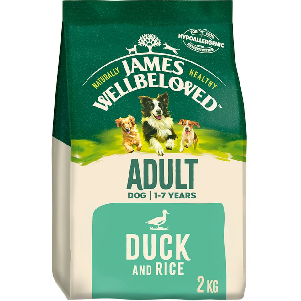 image 1 of James Wellbeloved Duck/Rice Adult Dog Maint 2KG