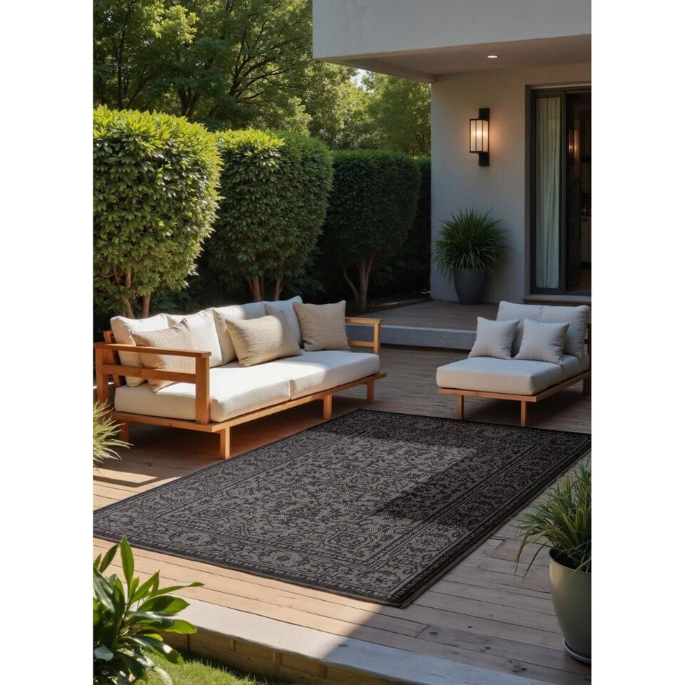 image 1 of The Rugs Kona Reversible Rug – Indoor Outdoor Flat Woven Polypropylene Low Pile