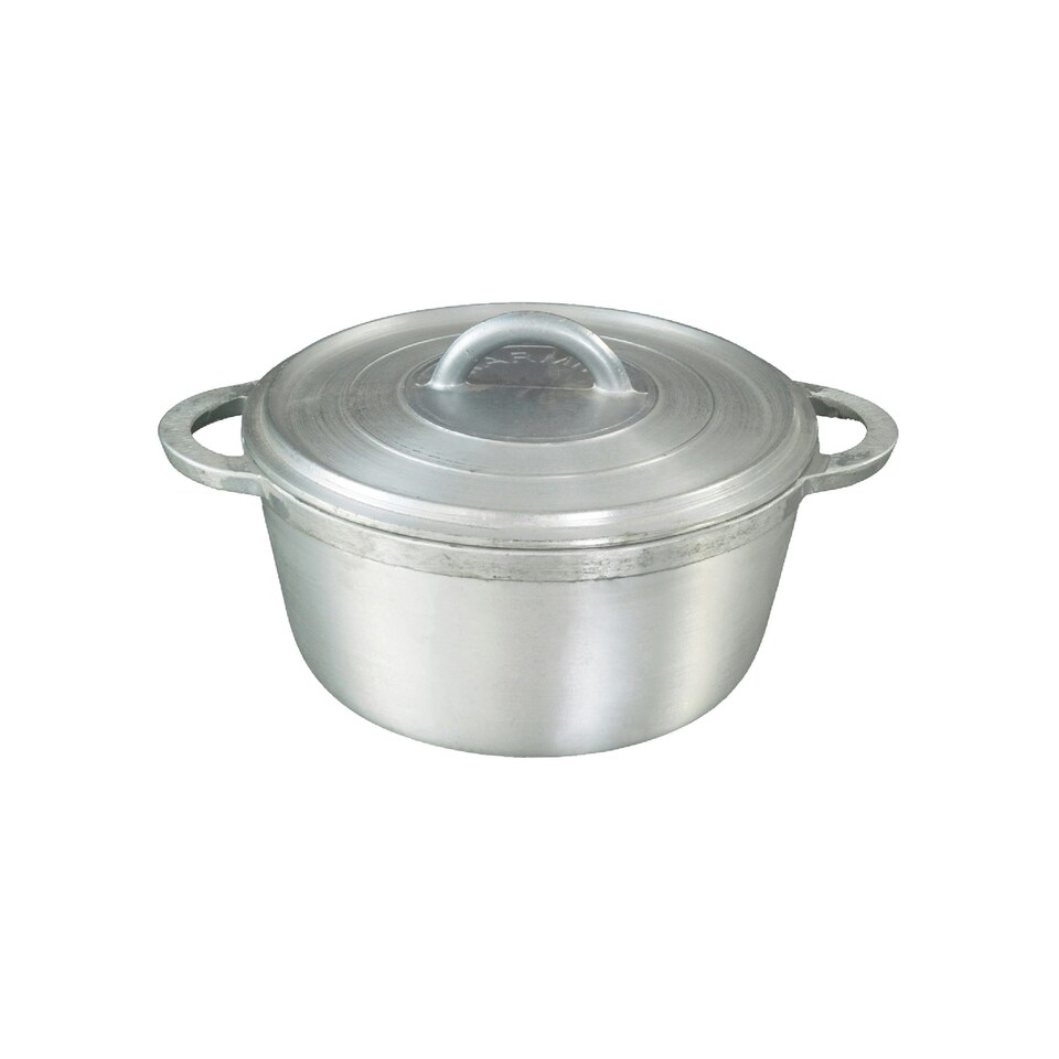 image 1 of Buckingham Grounded Aluminium Dutch Oven Pot Casserole Dish  28 cm / 6 Litre Silver