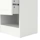 image 9 of Brande Nightstand with1 Frame Drawer in White White