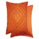 image 1 of Gio Cushion Cover 43cm x 43cm Burnt Orange | Orange | Orange
