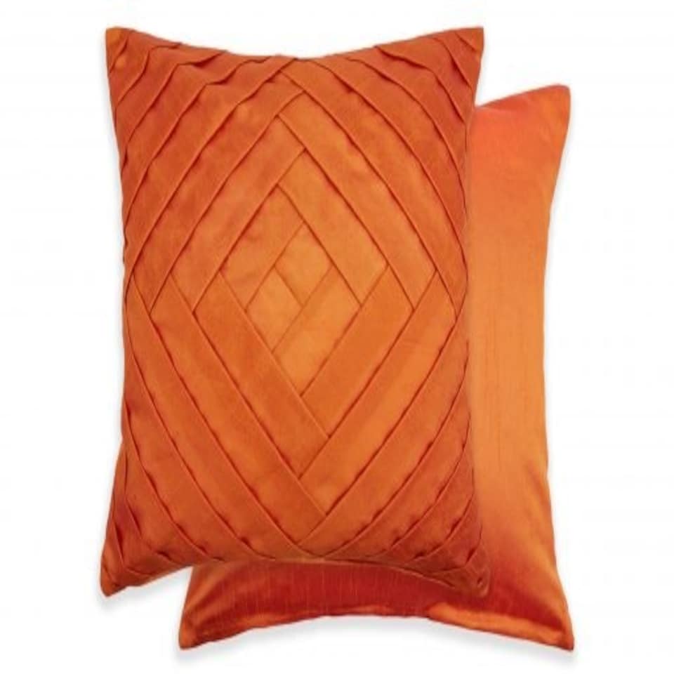 image 1 of Gio Cushion Cover 43cm x 43cm Burnt Orange | Orange | Orange